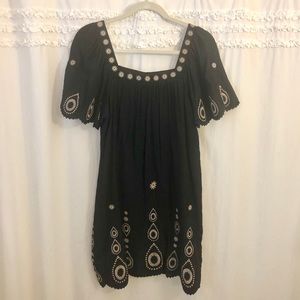 BCBG MaxAzria Black Short Sleeved Dress